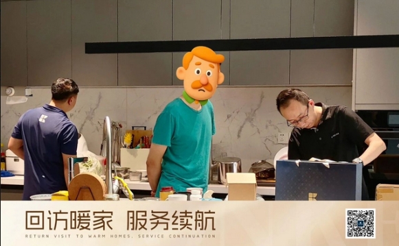 回访暖家 服务续航丨金刚(KingKong)游戏官网不锈钢全屋定制践行服务初心